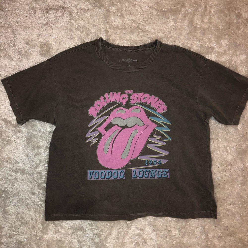 ROLLING STONES CROPPED T-SHIRT